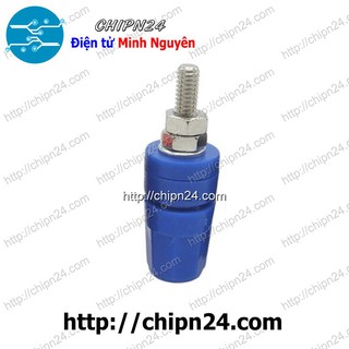 [2 CÁI] Jack Chuối Cái 4mm 20A XANH DƯƠNG, D=4mm, L=36mm, 20A 60V