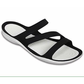 Dép lê Crocc siêu nhẹ, ma sát tốt (đen)