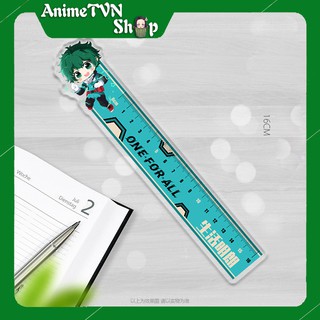 Thước Kẻ Nhựa Cứng Acrylic Anime/Manga My Hero Academia (Boku no Hero)