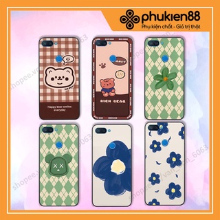 Ốp lưng Xiaomi Redmi Note 7 in hình hoa, gấu rich bear nghệ thuật, thời trang