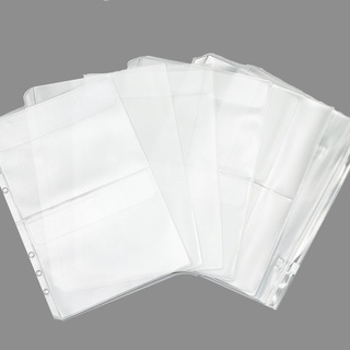 Bìa nhựa trong đục lỗ có nhiều ngăn, bìa nhựa để giấy tờ, hồ sơ, đồ dùng tiện lợi