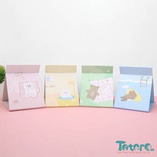 Gương gập để bàn 21x15cm: Gấu Thỏ Ú - Hello Monster - Muông Thú Wonderful - Hình nổi ngộ nghĩnh - Nhóc Phi Hành Gia...