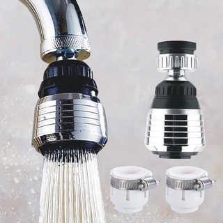 Đầu vòi tăng áp rửa chén 2 chế độ, xoay 360 độ, dài 6.5 cm có sẵn