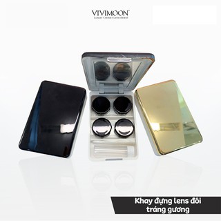 Khay đựng lens đôi tráng gương Vivimoon