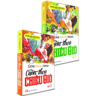 Sách Cuốn theo chiều gió trọn bộ 2 tập (bìa cứng)