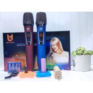 Micro Không Dây BD W301 Tiện Dụng Gọn Nhẹ ,Chất Âm Mượt Mà, Chuyên Karaoke Gia Đình , Loa Kéo, Loa Bluetooth, Du Lịch