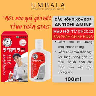 (DATE 2024) Dầu nóng Hàn Quốc Antiphlamine (100ml)