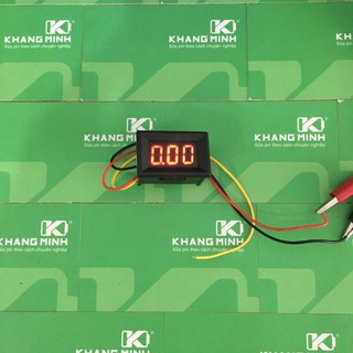Led đo điện áp 0V - 33V và 0V - 100V DC, màn hình Led 7 đoạn có khung chống nước