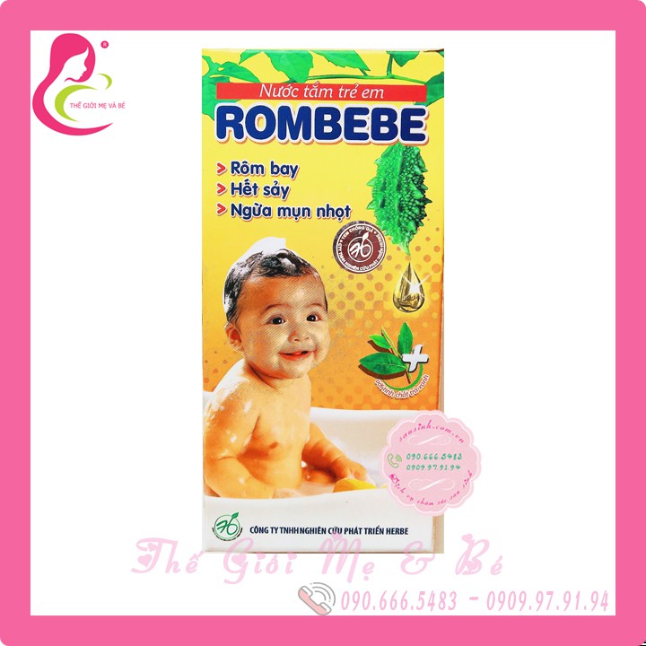 Nước tắm trẻ em Rombebe
