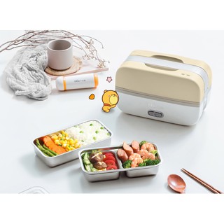 Hộp cơm cắm điện Bear DFH-B10Q3, 1.0 lít, nấu chín, hâm nóng và giữ nhiệt cho thức ăn, dùng inox 304