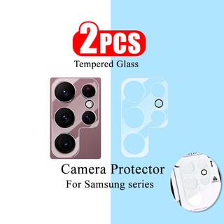 Set 2 Miếng Dán Cường Lực Bảo Vệ Ống Kính Máy Ảnh Cho Samsung S22 S21 Ultra S20 S21 FE Plus Galaxy A53 A51 A71 Note 20 S20 Ultra Plus S20+ A31 A21S M31 A02 A12