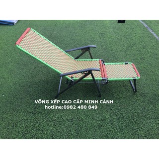 Ghế xếp sơn tĩnh điện dây đài loan cao cấp_Võng Xếp Thảo Điều
