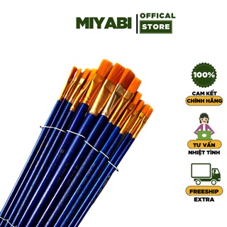 [SIÊU GIẢM GIÁ] Bộ cọ vẽ màu nước 6 cây- 12 cây