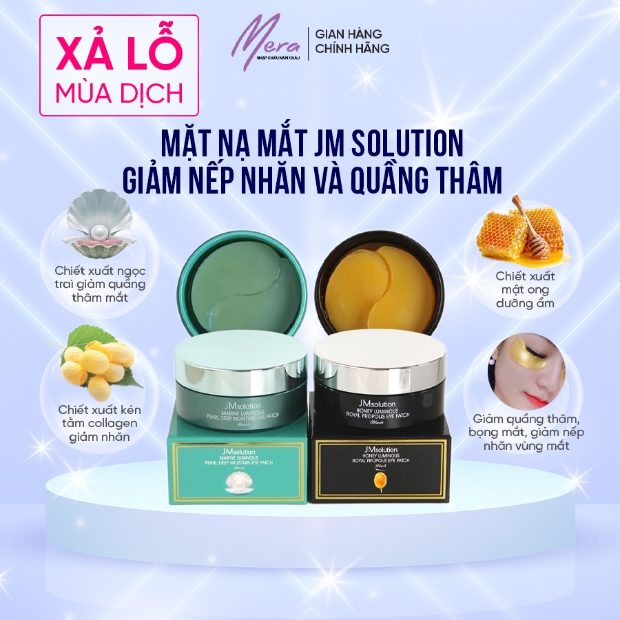 MẶT NẠ ĐẮP MẮT JM SOLUTION