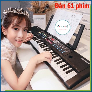 [Hàng Đẹp] Đàn Piano Đàn Điện Tử 61 Phím Kèm Mic Cho Bé Đàn Organ