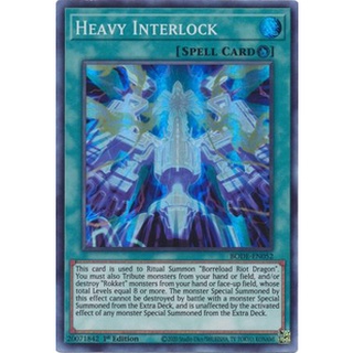 Thẻ bài Yugioh - TCG - Heavy Interlock / BODE-EN052'