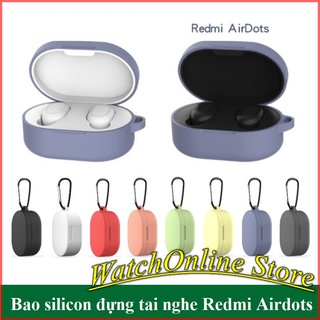 Ốp Lưng Silicon Bảo Vệ Cho Xiaomi Redmi Airdots (loại có móc)