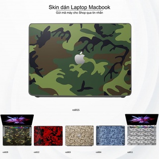 Skin dán Macbook mẫu rằn ri (đã cắt sẵn, inbox mã máy cho shop)