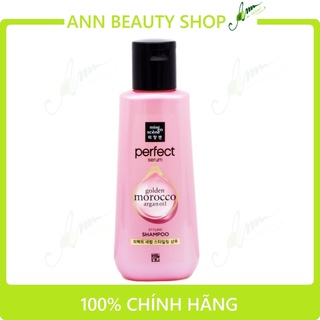Dầu gội Tạo Nếp Tóc Mise En Scene Perfect Serum GOLDEN MOROCCO ARGAN OIL Styling Shampoo Minisize 140ml
