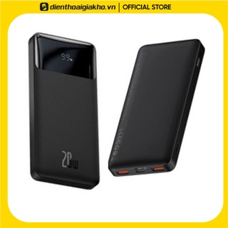 Sạc Dự Phòng Baseus 20W Bipow Digital Display Power Bank 10.000mAh - Black - Hàng chính hãng