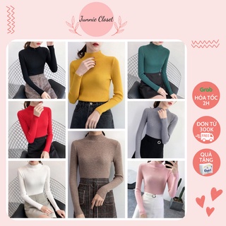 Áo len 3p cổ cao hàng loại 1 Junnie Closet