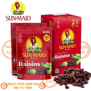 [HỘP 2.04KG] Nho Sấy Khô Tự Nhiên Sun-Maid Hộp Đỏ 2.04kg - USA