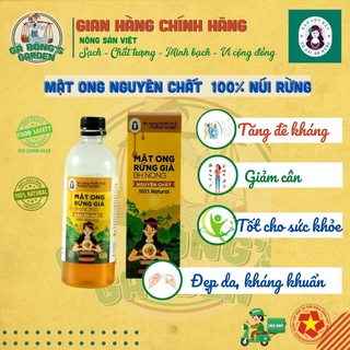 Mật Ong Rừng Nguyên Chất Quảng Nam 100% Tự Nhiên Tăng Sức Đề Kháng Cô Gái Bhnong Chai 400ml