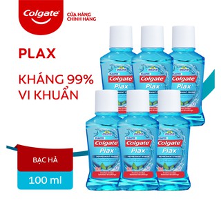 [Mã FMCGCO5 giảm 8% đơn 250K] Combo 6 Nước súc miệng Colgate kháng 99% vi khuẩn Plax hư