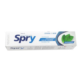Kem đánh răng Spry Natural với Xylitol và Lô hội - Hương bạc hà 141g