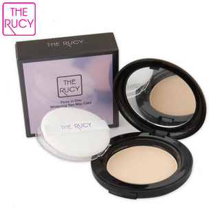Phấn nén The Rucy Three in One Whitening Two Way Cake Màu Sáng 13g