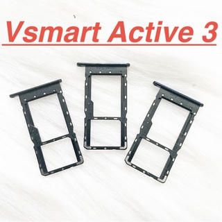 Khay đựng sim VSMART Active 3 miếng khay chứa thẻ nhớ ổ bắt sim sóng linh phụ kiện điện thoại thay thế hư rớt