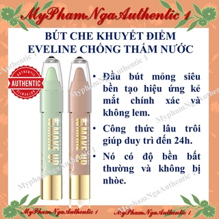 Bút che khuyết điểm Eveline. Siêu mịn, che phủ cực cao.