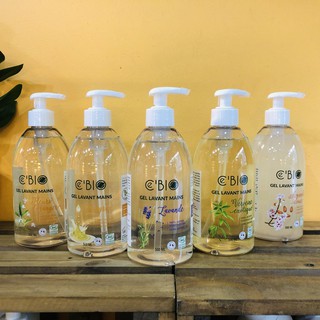 Gel rửa tay hữu cơ Gravier Ce Bio 500ml (Hương oải hương/ Cỏ roi ngựa/ Olive/ Hương hạnh nhân/ Hương cam)