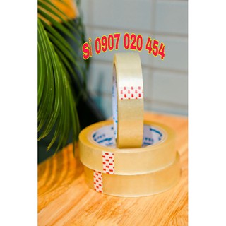 1 cuộn Băng keo trong 2f4 100y  lõi siêu mỏng