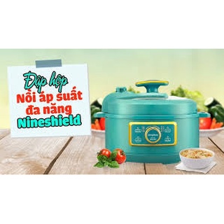 [Mã ELHADEV giảm 4% đơn 300K] NỒI ÁP SUẤT ĐA DỤNG NINESHIELD KB-618 HẦM NẤU Bảo hành 12 tháng