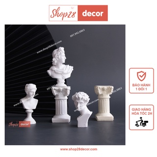Tượng thạch cao Hy Lạp Mini phụ kiện chụp hình - Shop28Decor.com