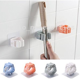 Móc dán tường giữ cây lau nhà / treo chổi chịu lực tốt không thấm nước