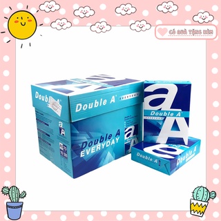 500 tờ Giấy in Double A khổ A5