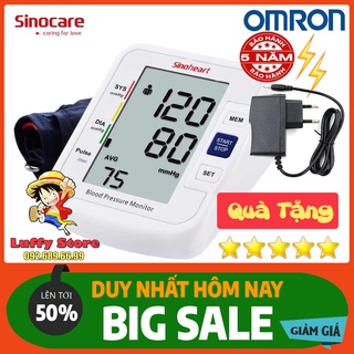 Máy Đo Huyết Áp Điện Tử Bắp Tay SINOCARE BA-801 + Tặng Adapter Trị Giá 200k