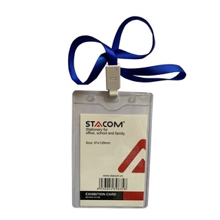 Thẻ đeo nhựa dẻo khổ lớn Stacom PVC91128