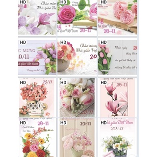 Sỉ 10 thiệp quà to tặng 20/11