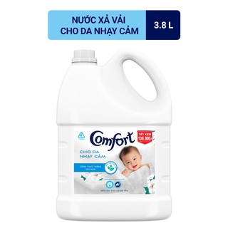Chai nước xả comfort trắng 3.8L