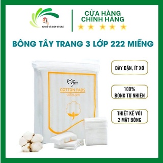 Bông Tẩy Trang Cotton Pads 3 Lớp Túi 222 Miếng – Hàng Nội Địa Trung