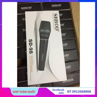 [Mã ELHACE giảm 4% đơn 300K] Micro Có Dây Hát Karaoke Chuyên Nghiệp Cam Kết Hàng Chính Hãng SHBOD SD-98 Hát Cực Hay