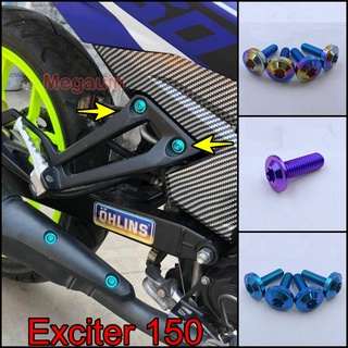 Ốc Titan GR5 Gác Chân Sau Exciter 150