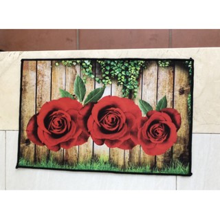 Thảm lau chân 3D kích thước 40 x 60cm ( Giao màu ngẫu nhiên)