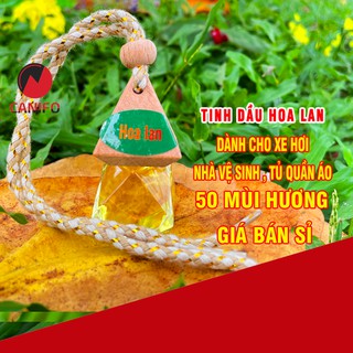 Tinh dầu hoa lan treo xe ô tô Canifo - HÀNG CÔNG TY nhập khẩu ẤN ĐỘ có kiểm định COA, HOA LAN TREO PHÒNG