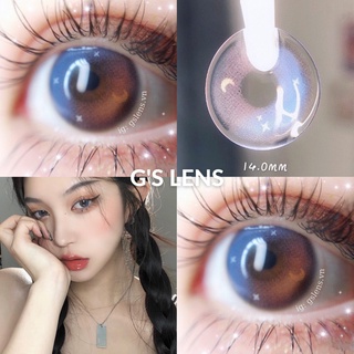 Lens Mắt Kính Áp Tròng Xanh Hồng Siêu Hot Douyin Size Xs 14mm Có 0 Đến 6 Độ Cận X644 Pink
