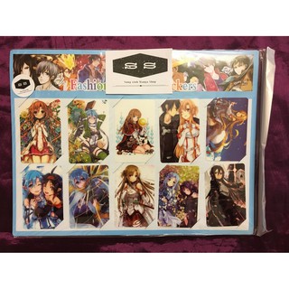 Bộ 10 Card Đa Năng Sword Art Online