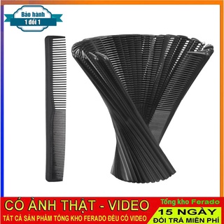 Lược chải đầu Carbon Màu Đen Tạo Kiểu Tóc Chuyên Nghiệp Chống Tĩnh Điện